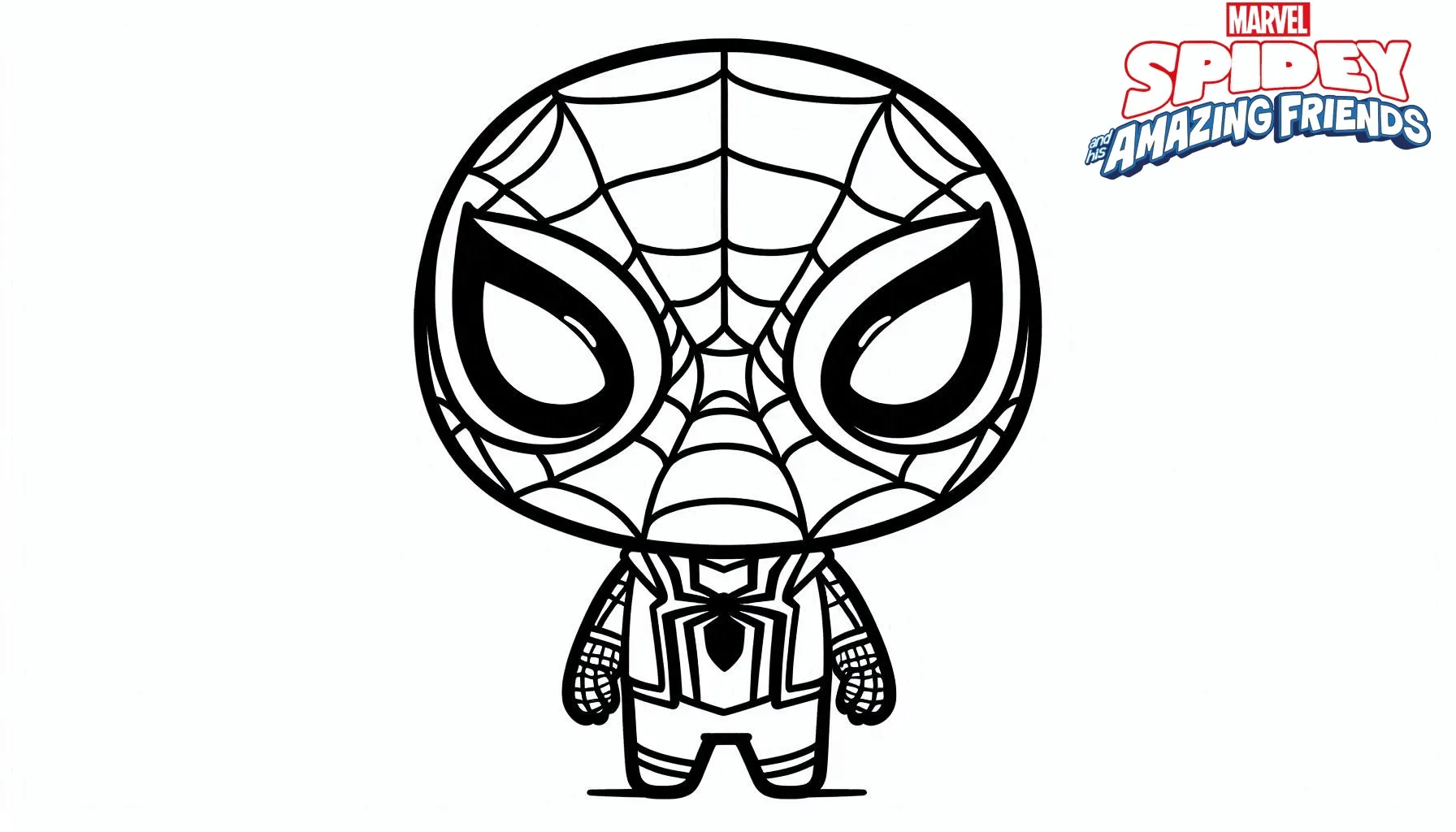 coloriage Spidey pour enfant de 10 ans 1