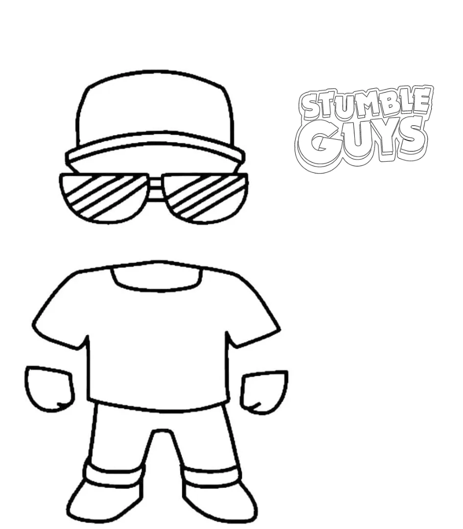 coloriage Stumble Guys pour enfant