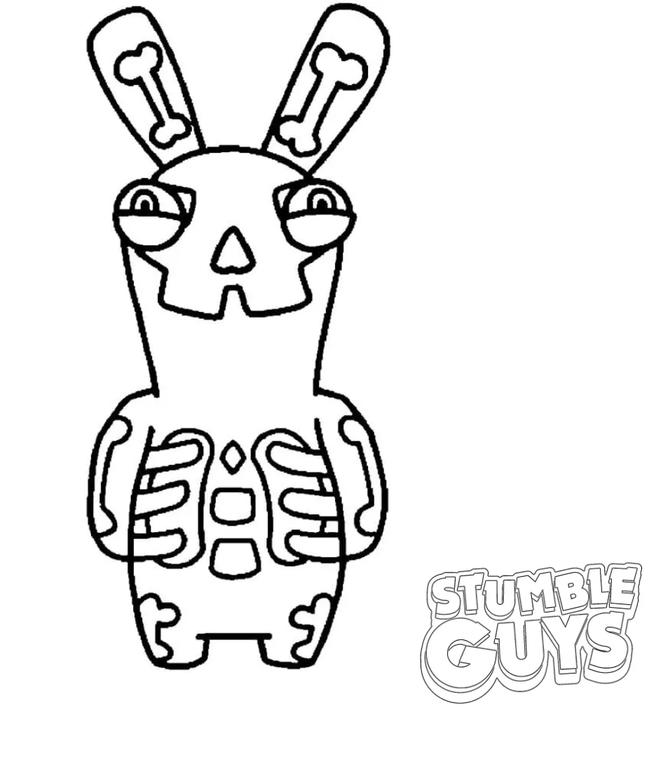 coloriage Stumble Guys pour enfants à imprimer