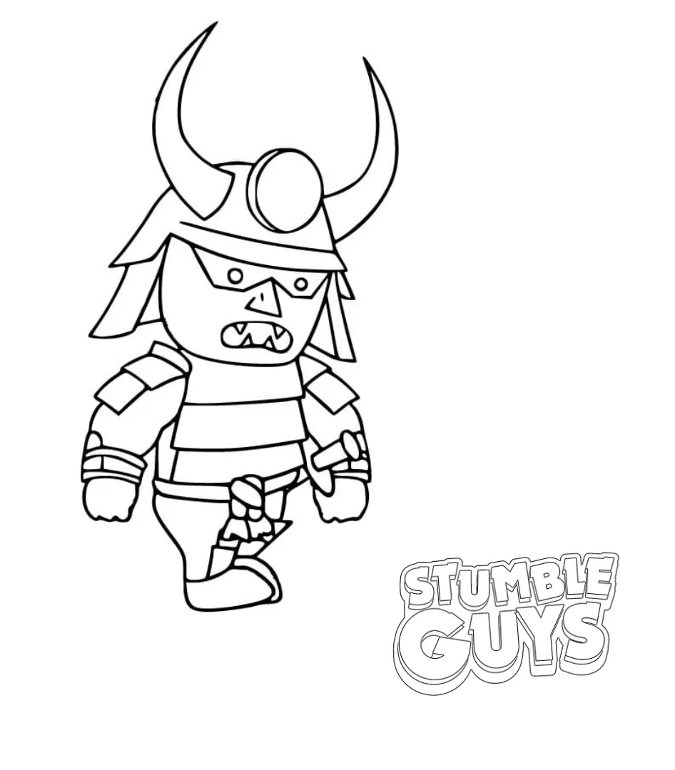 coloriage Stumble Guys à imprimer gratuitement pdf 1