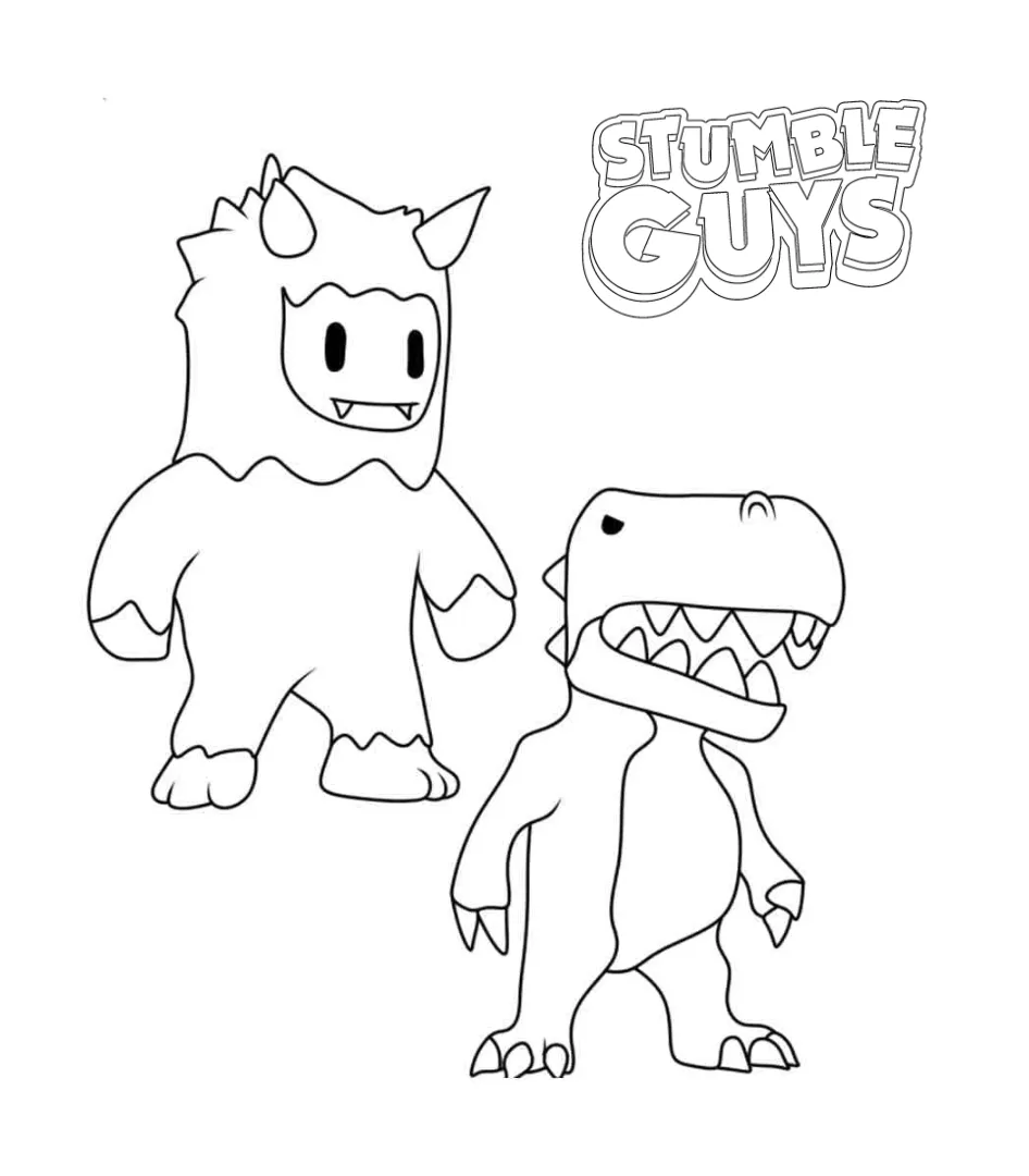 image pour coloriage Stumble Guys enfant 1