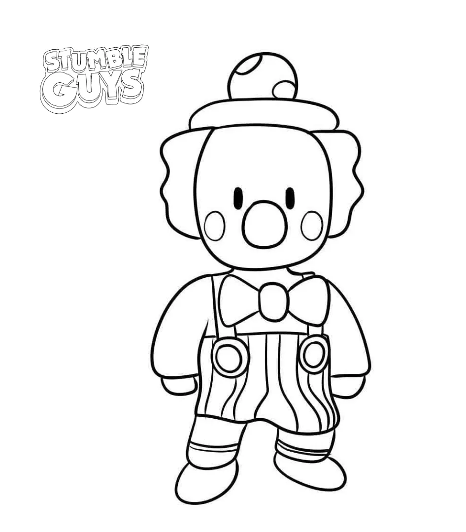 coloriage Stumble Guys a dessiner en ligne 2