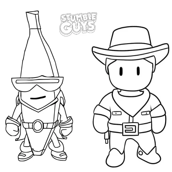 36+ Stumble Guys para colorear PDF: Conviértete en el campeón de dibujo