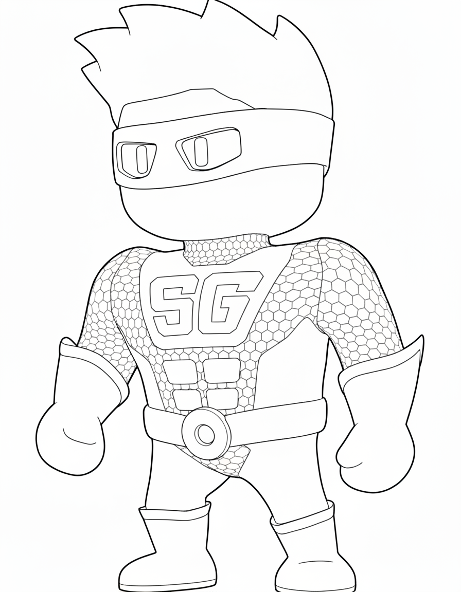 coloriage Stumble Guys update a dessiner et imprimer