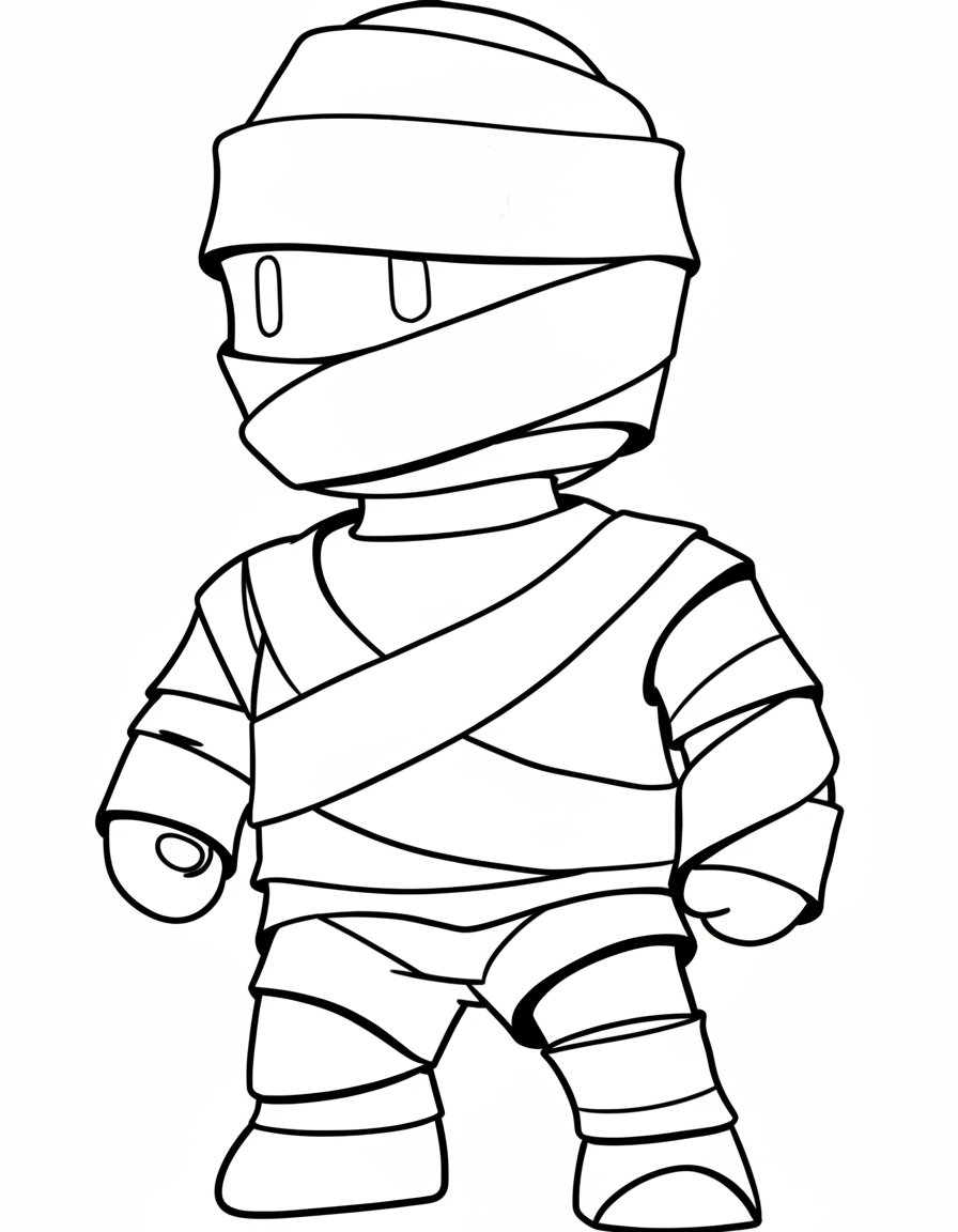 coloriage Stumble Guys update et decoupage