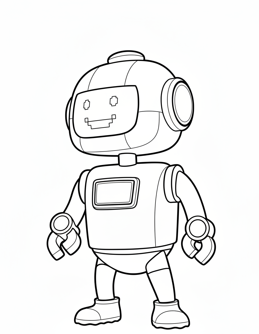 coloriage Stumble Guys update à imprimer pour enfant de 6 ans