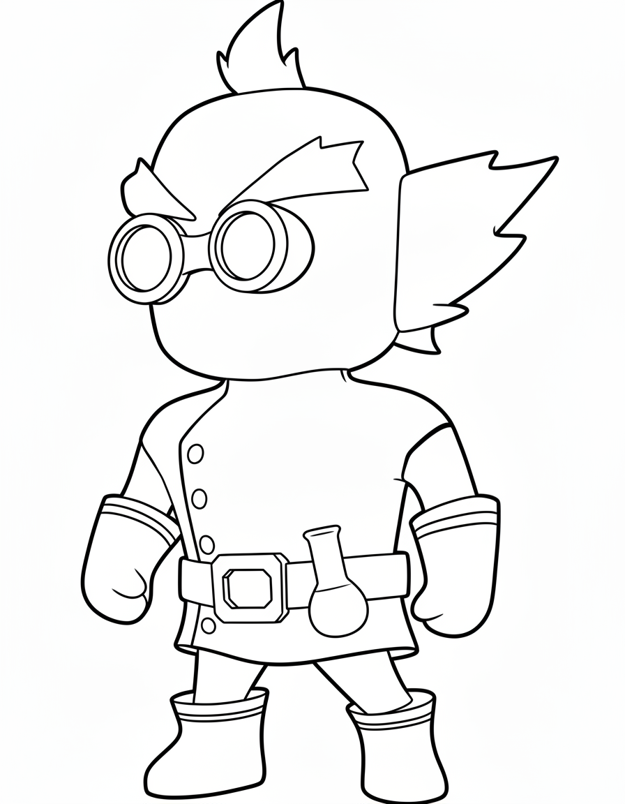 imprimer coloriage Stumble Guys update gratuit
