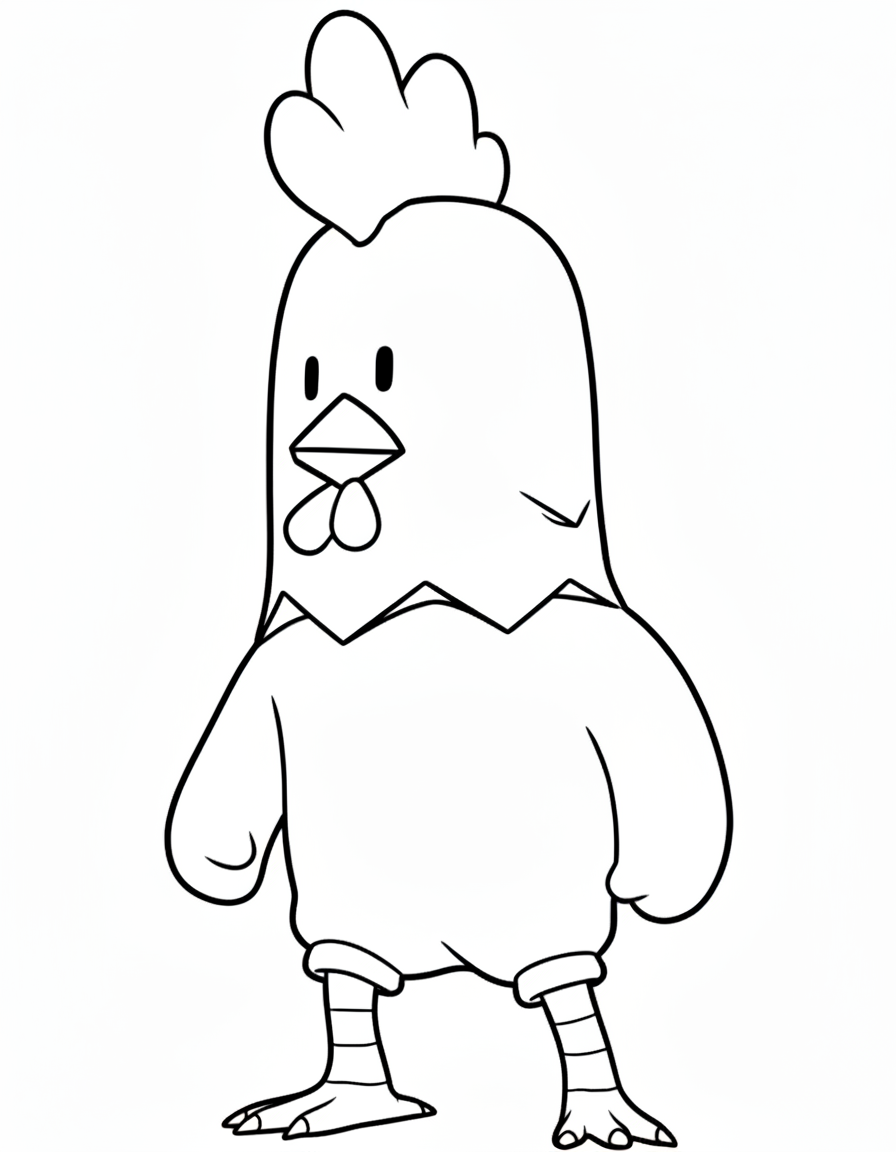 coloriage Stumble Guys update pour enfant de 7 ans