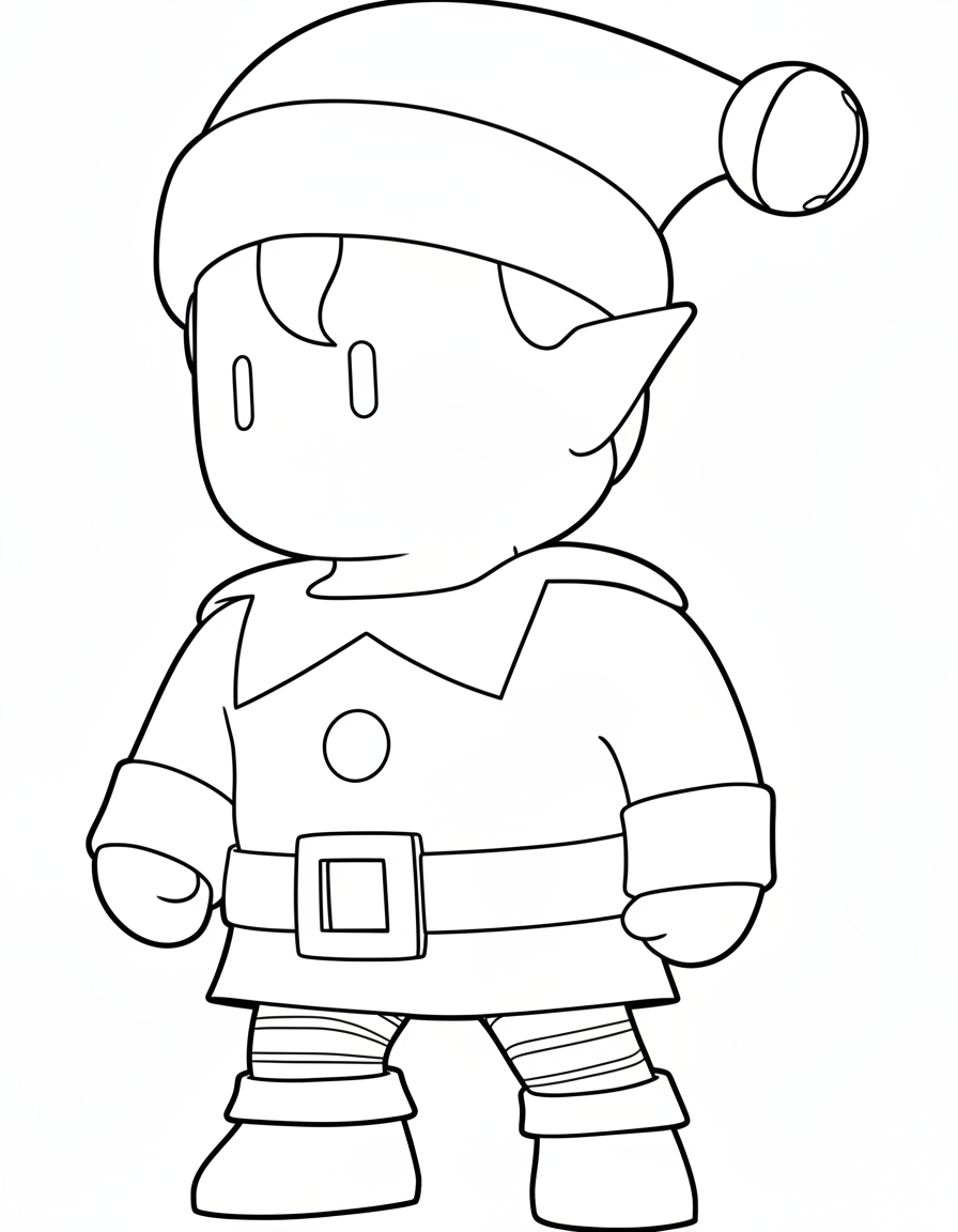 coloriage Stumble Guys update pour enfant