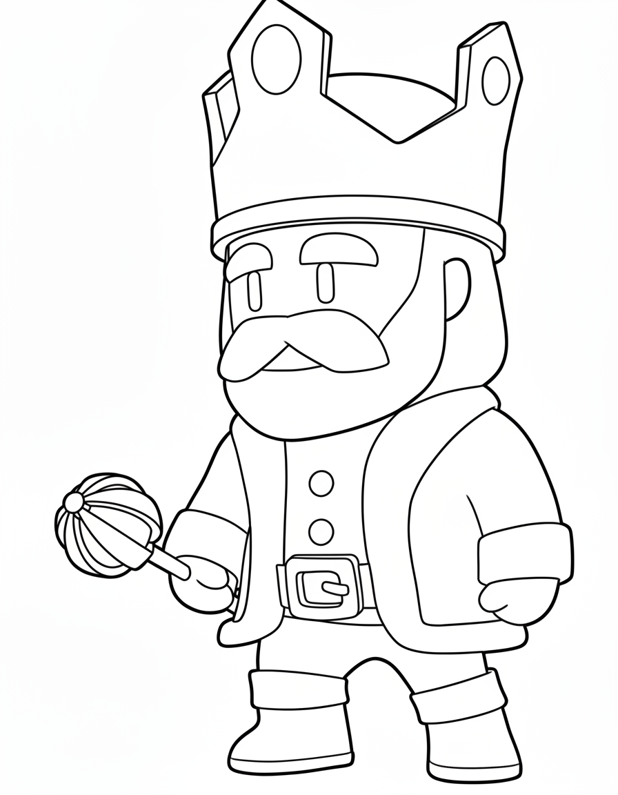 coloriage Stumble Guys update et découpage à imprimer