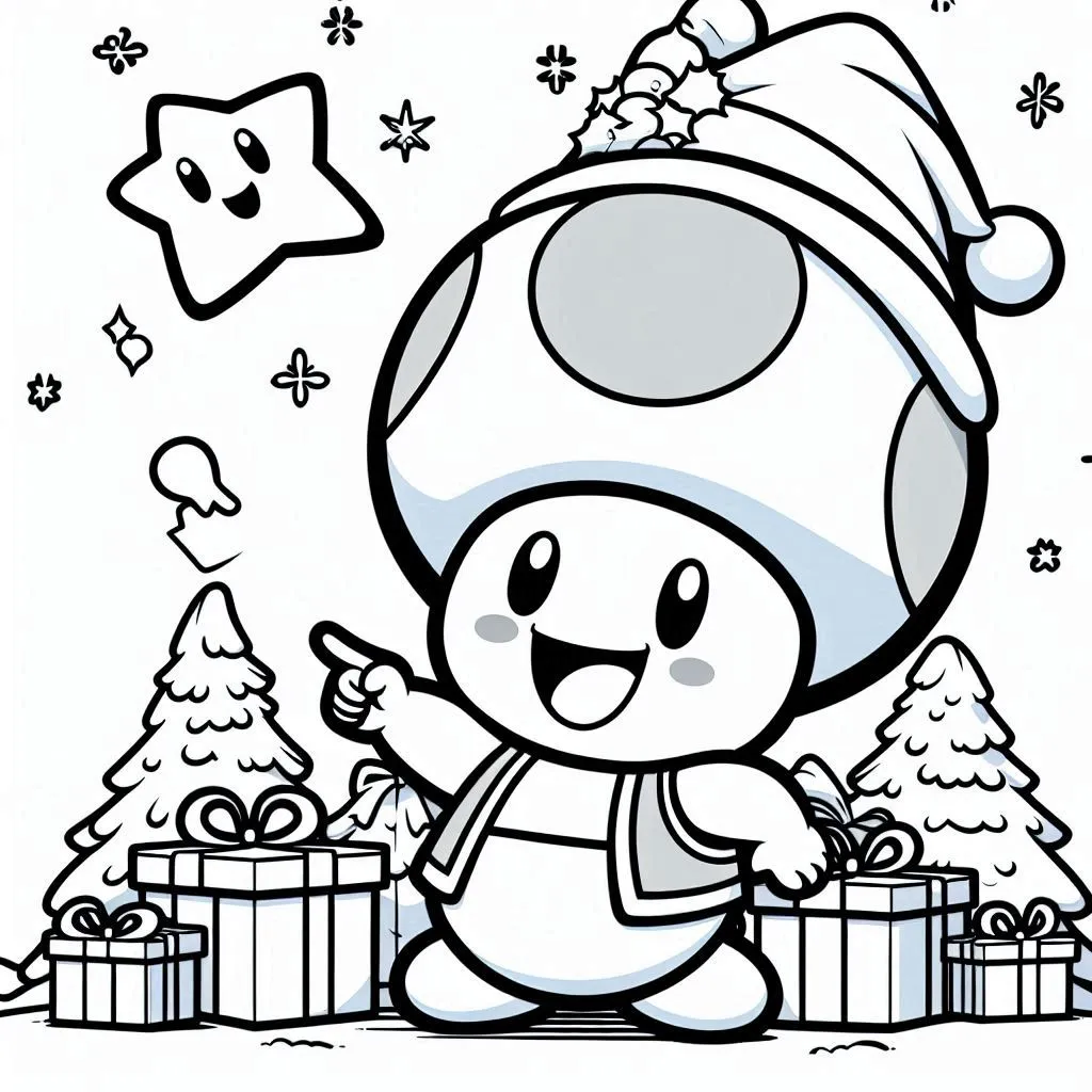 coloriage Toad a colorier en ligne gratuitement