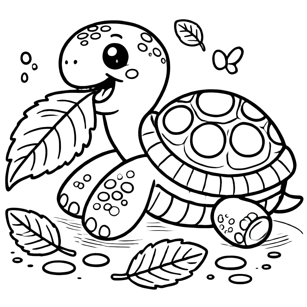 coloriage Tortue gratuit en ligne