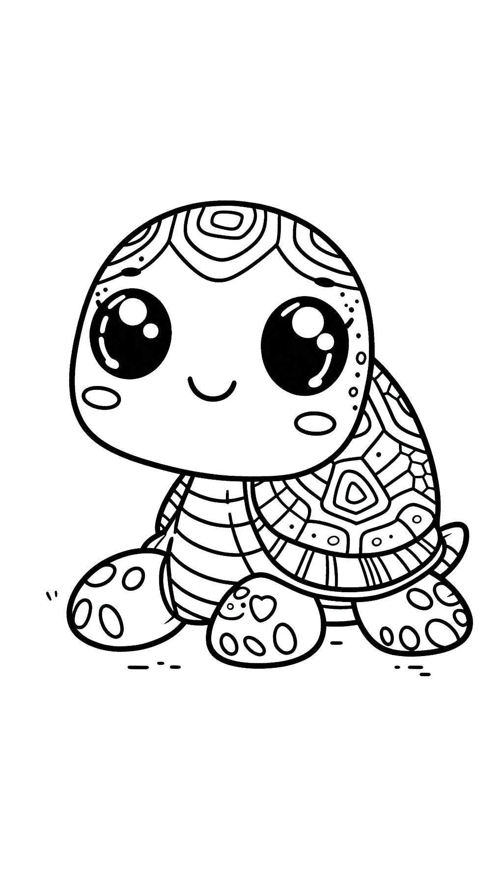 coloriage Tortue a imprimer