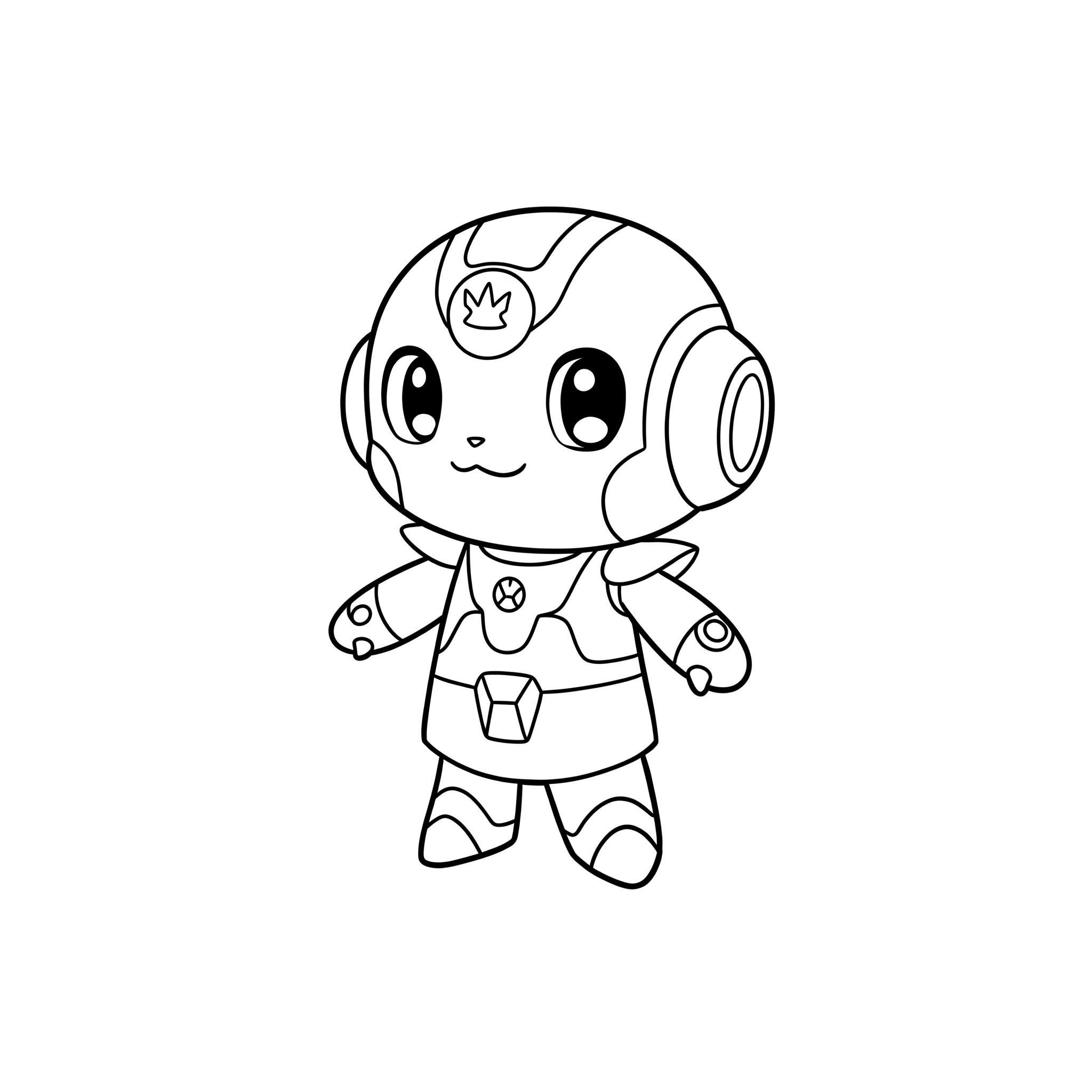 coloriage Un petit Exceed pour primaire