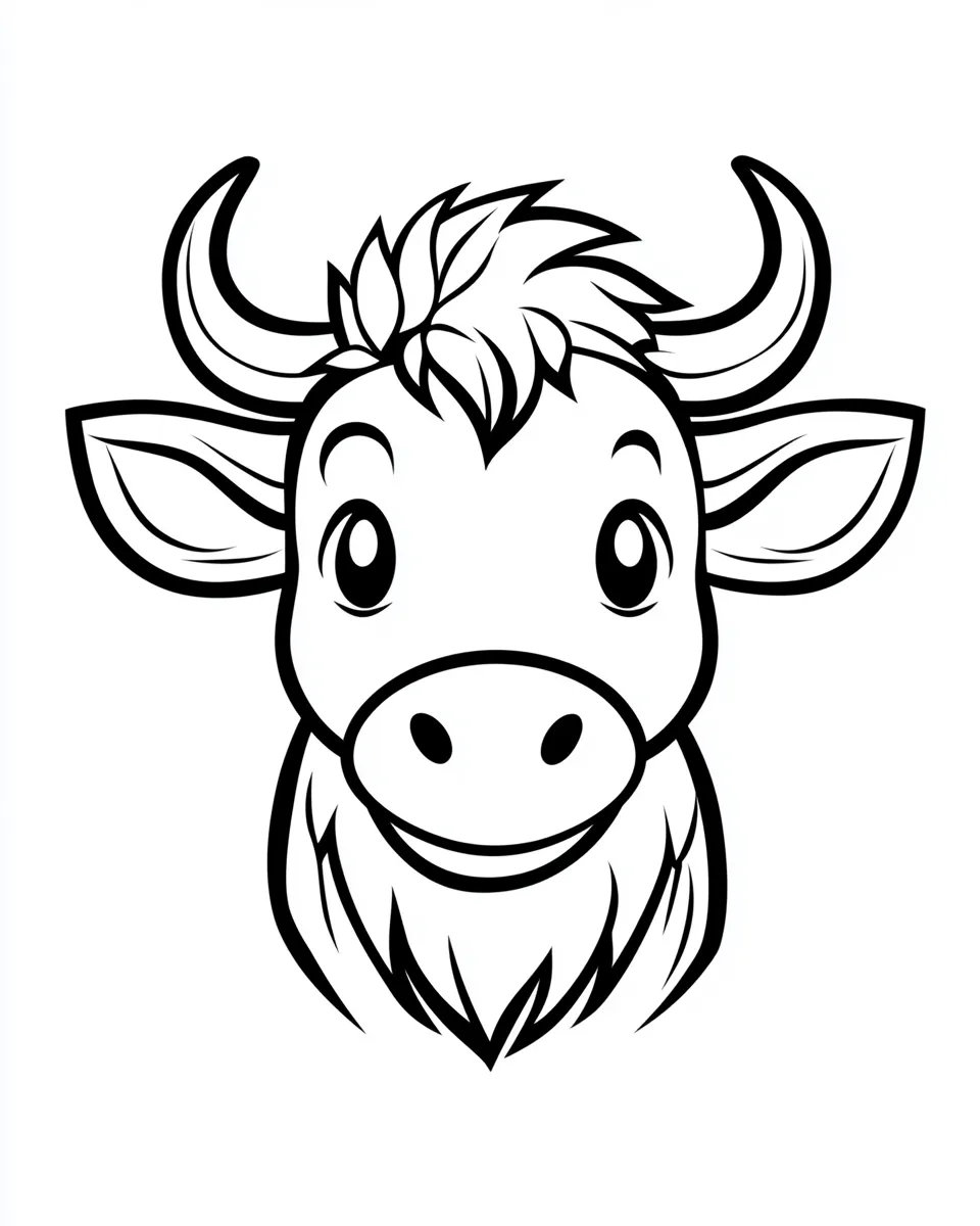 coloriage Vache à imprimer pdf gratuit 3