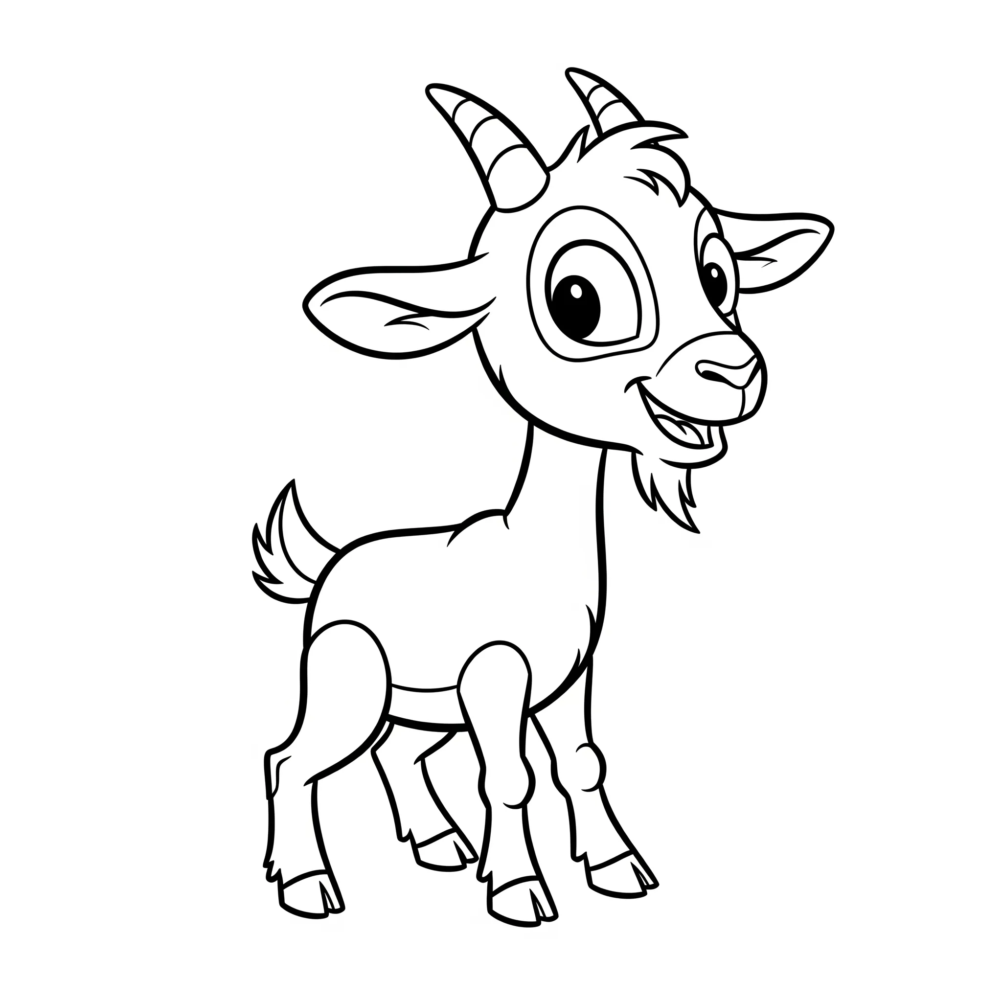coloriage Valentino le Chevreau d'enfant a imprimer