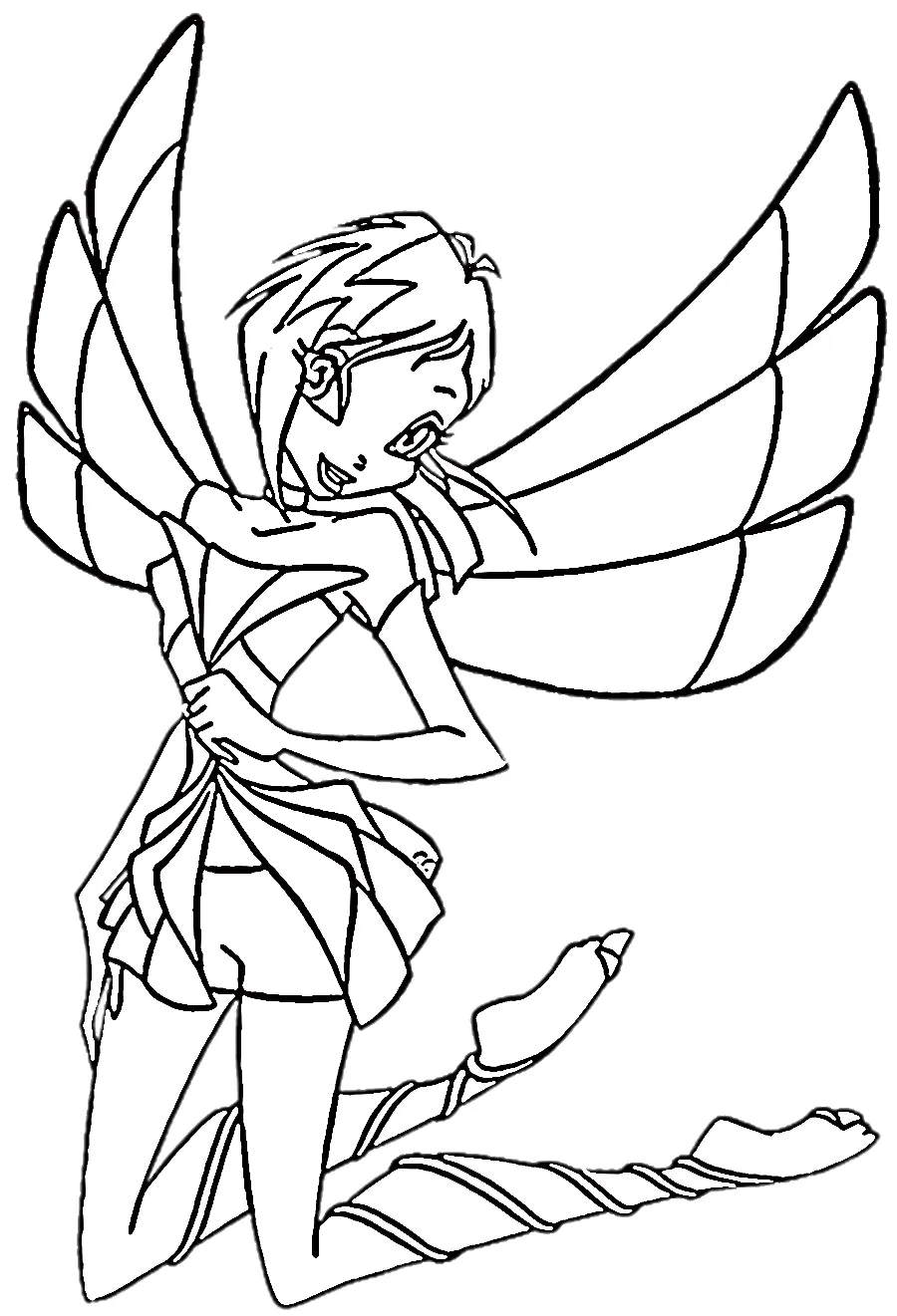 coloriage Winx a dessiner et imprimer