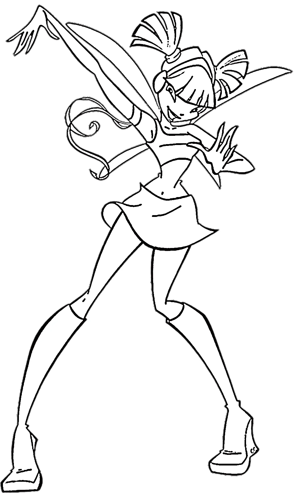 coloriage Winx pour enfants à imprimer