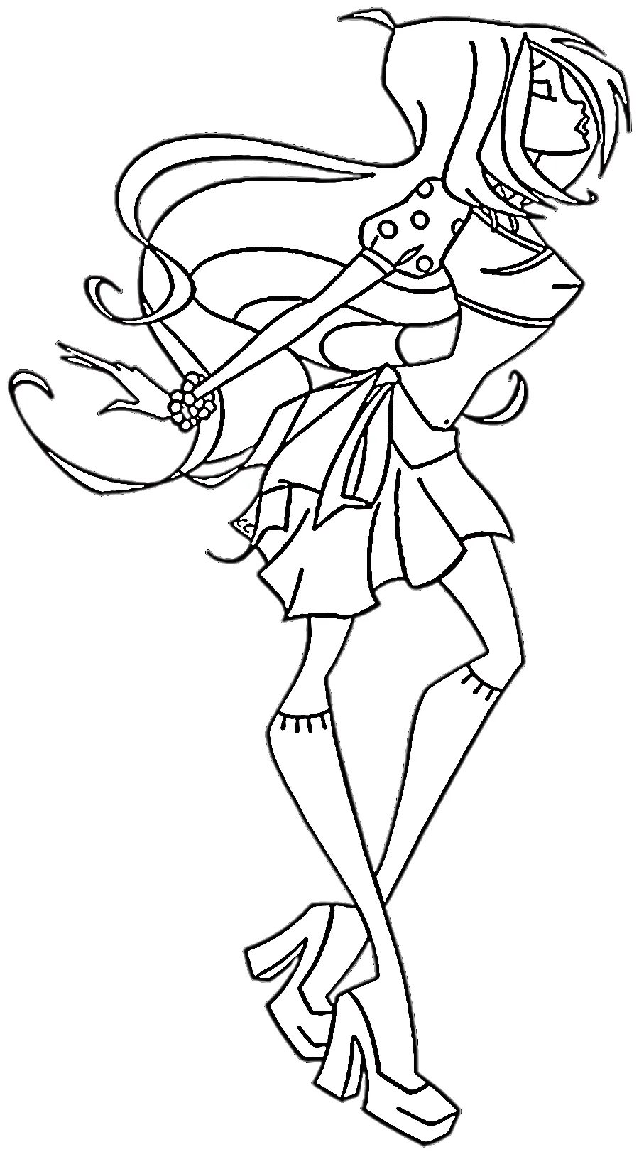 imprimer coloriage Winx pour enfant