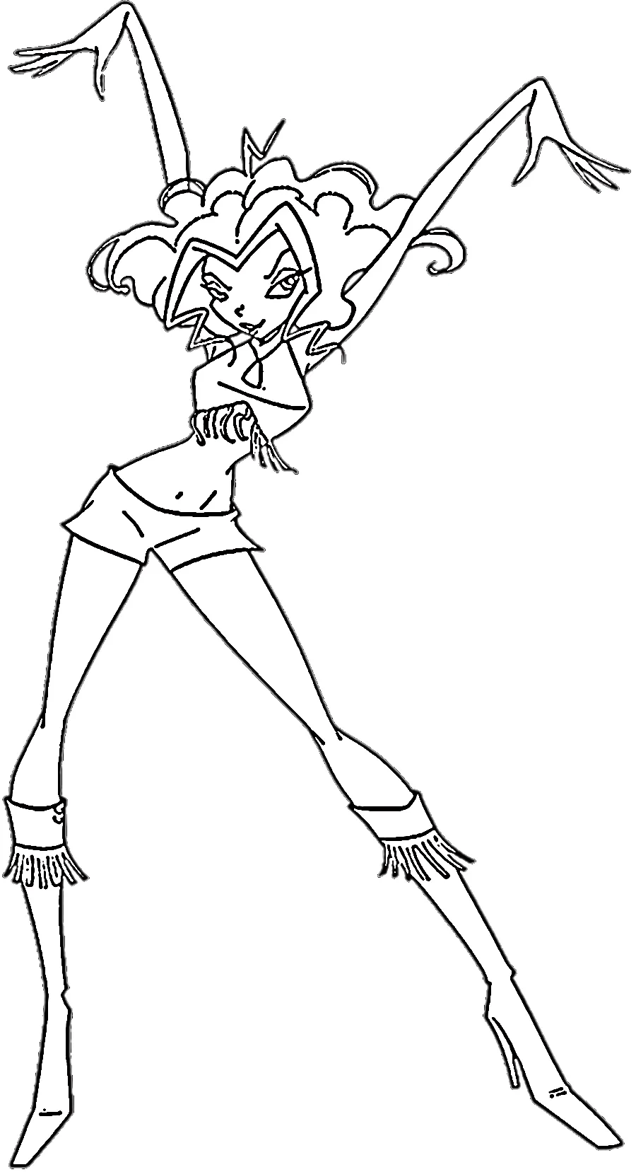 coloriage Winx pour enfant à imprimer