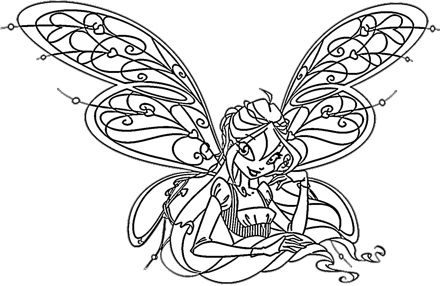 coloriage Winx pour enfants 1