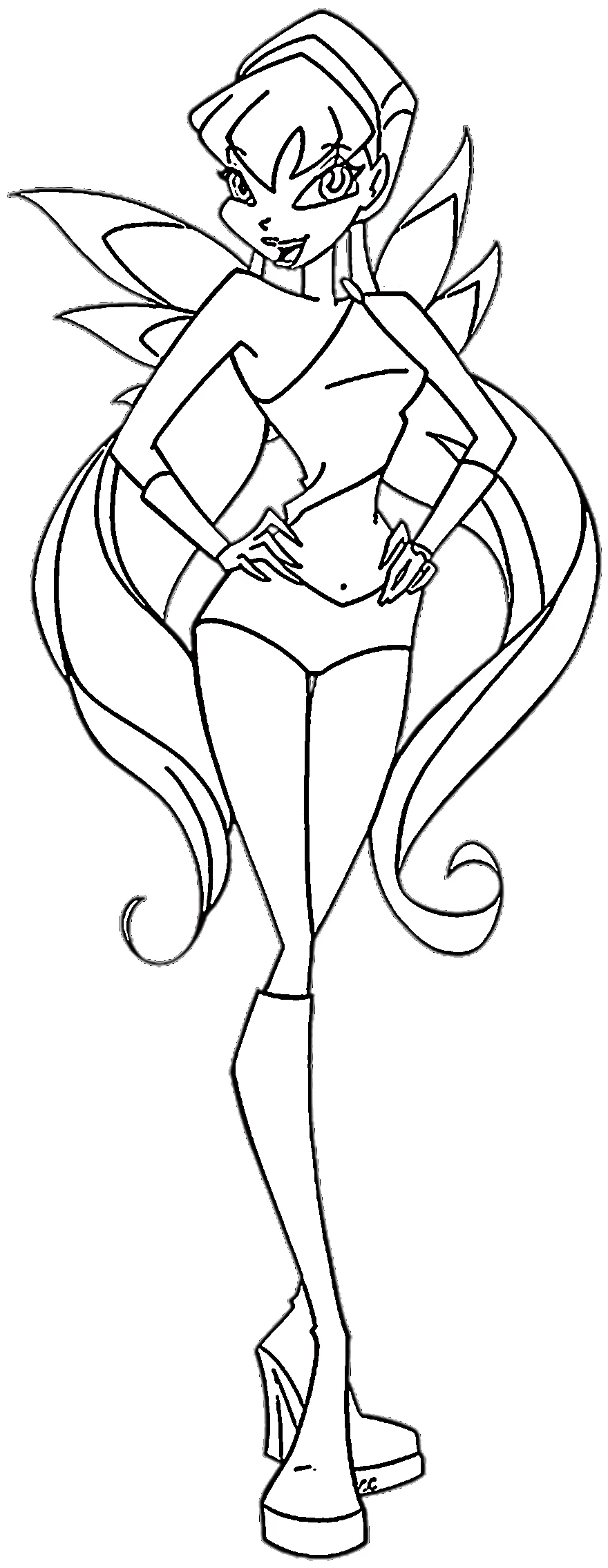 coloriage Winx en ligne