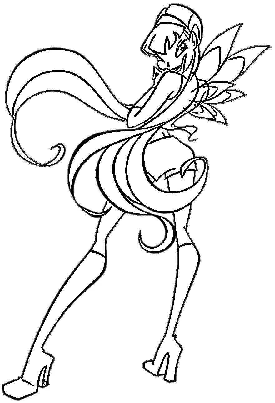 coloriage Winx pour primaire 1