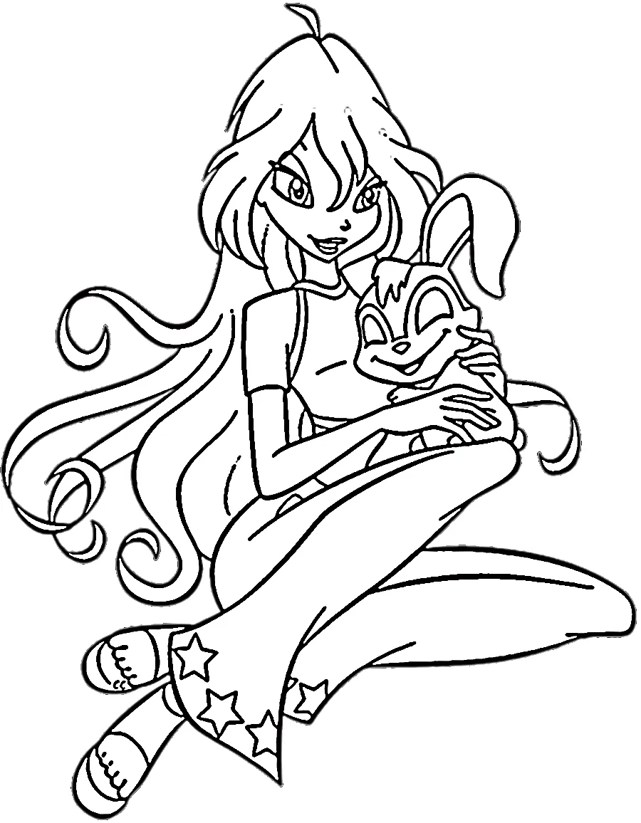 coloriage Winx à imprimer