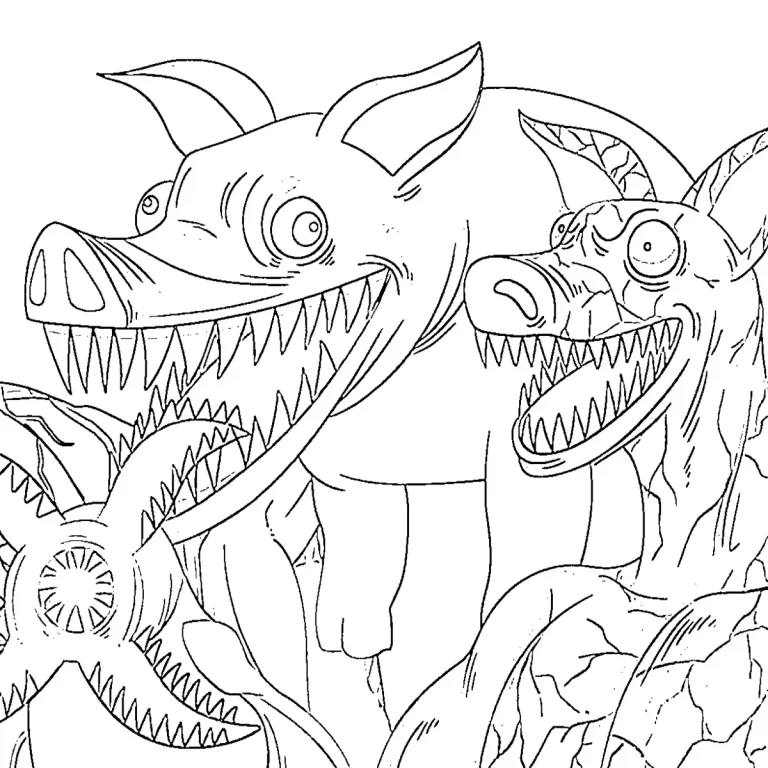 Coloriage Zoochosis