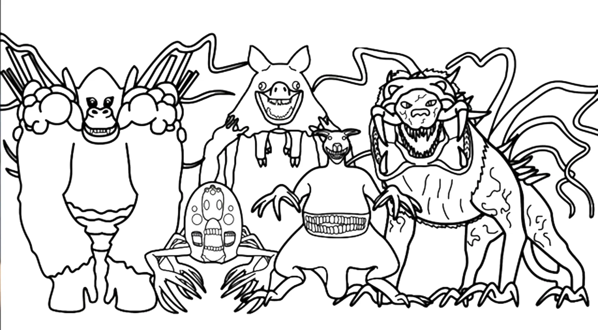 image de coloriage Zoochosis pour enfant 2