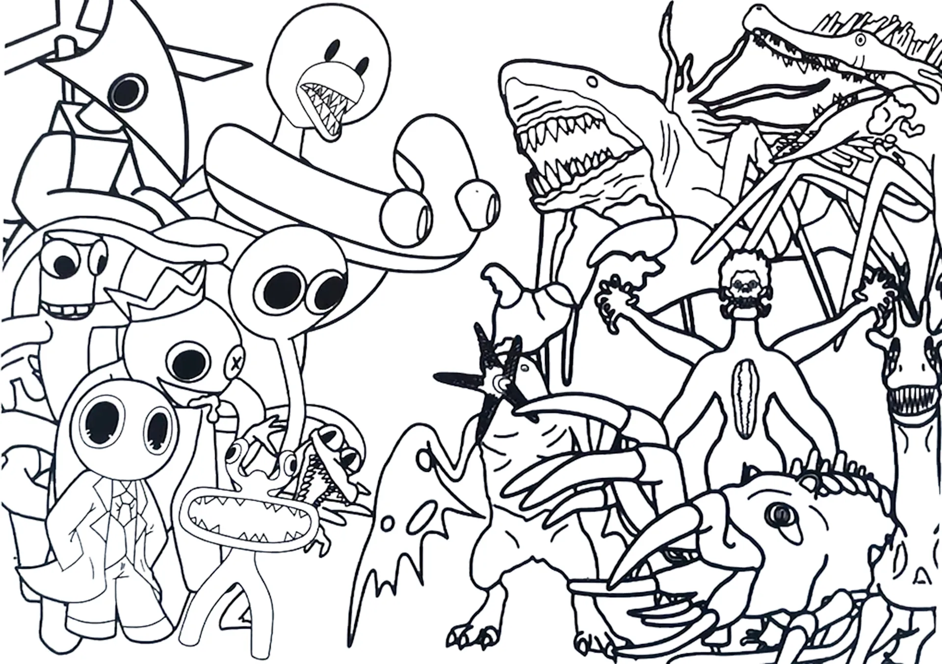 image de coloriage Zoochosis pour enfant 1