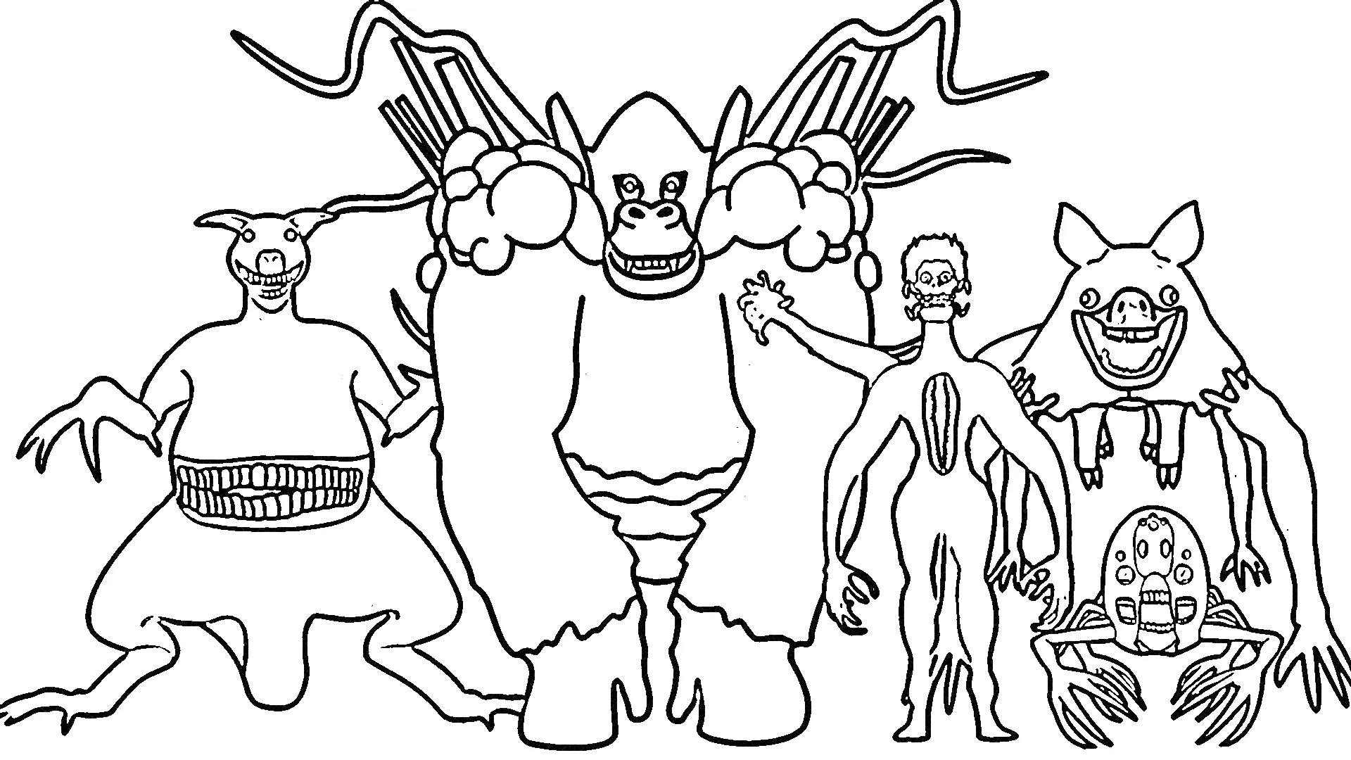 image de coloriage Zoochosis pour enfant