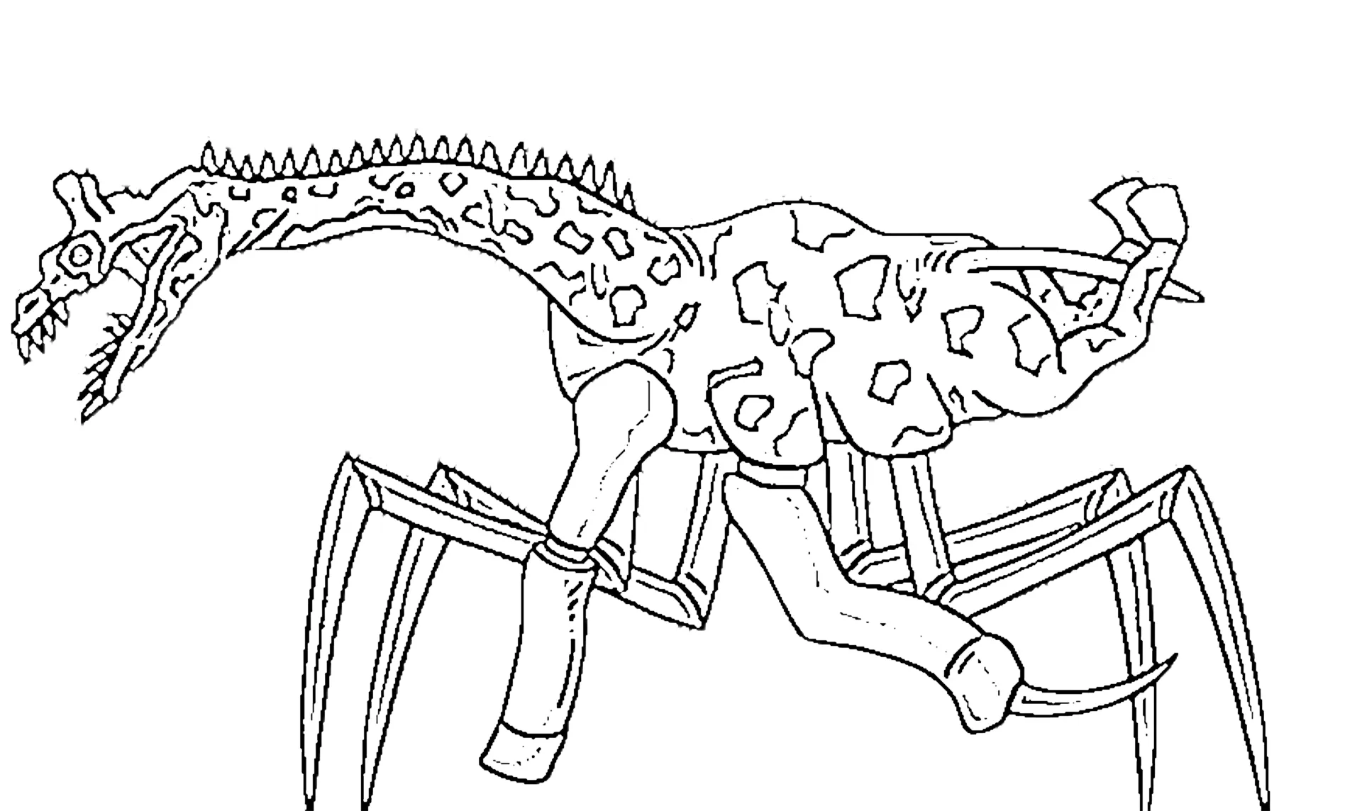 coloriage Zoochosis pour enfant de 5 ans