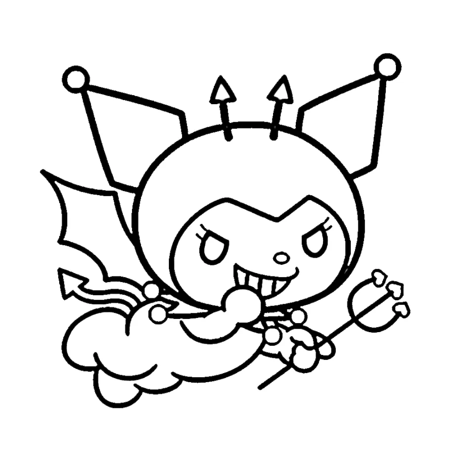 Coloring Pages Kuromi to print or color online for free