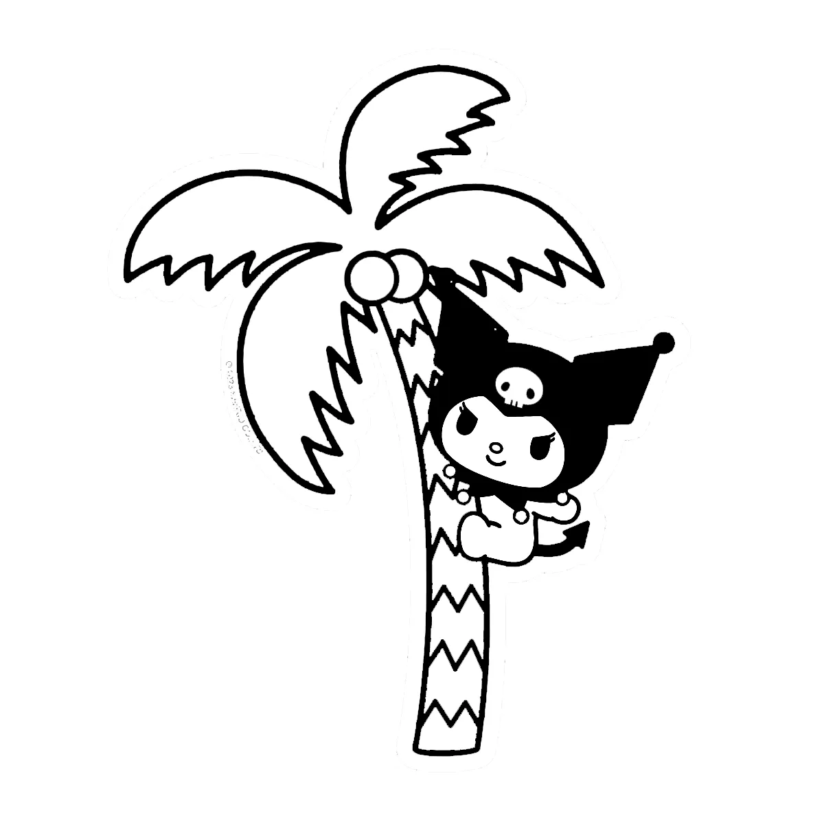 coloriage Kuromi pour enfant gratuit