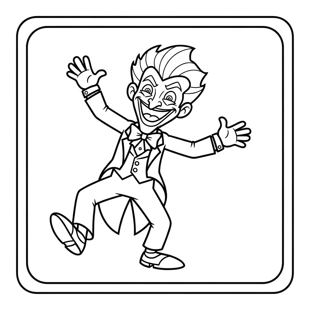 coloriage Joker updated a colorier en ligne gratuitement