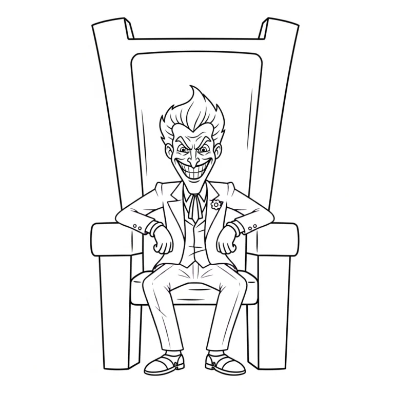 Coloriage Joker