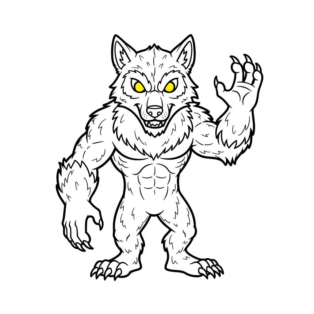coloriage Monstre update gratuit à imprimer