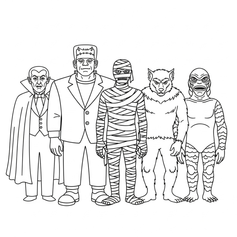 Coloriage Monstre