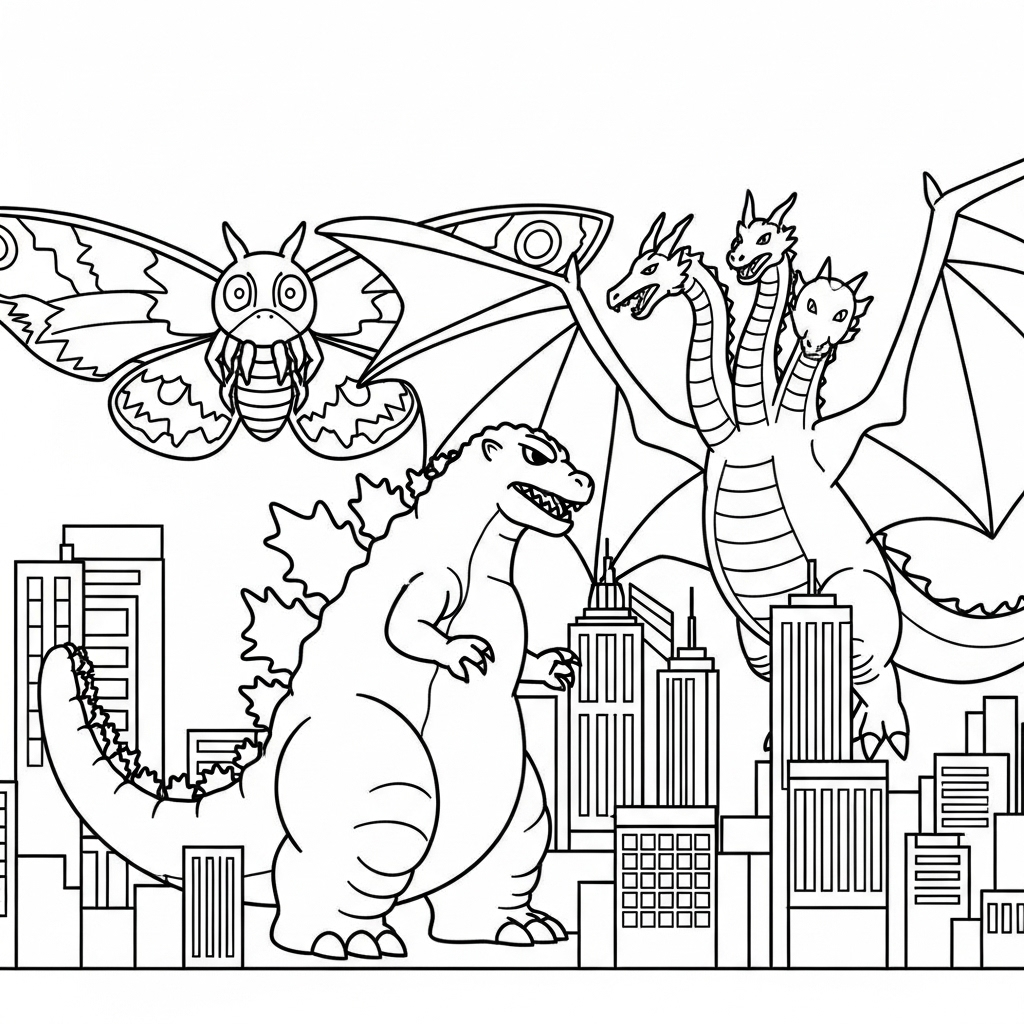 coloriage Monstre update a colorier en ligne gratuitement