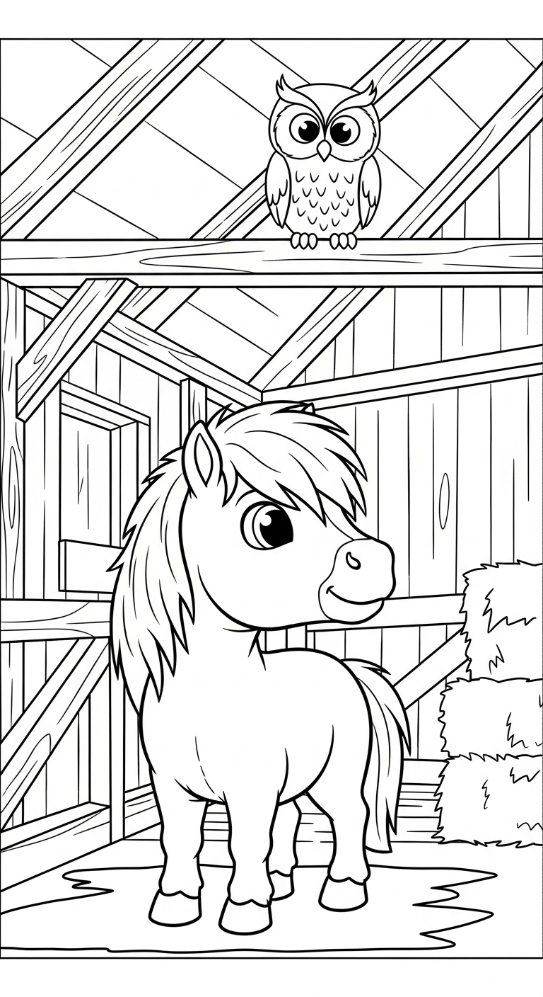 coloriage Poney updated pour enfant a imprimer gratuit