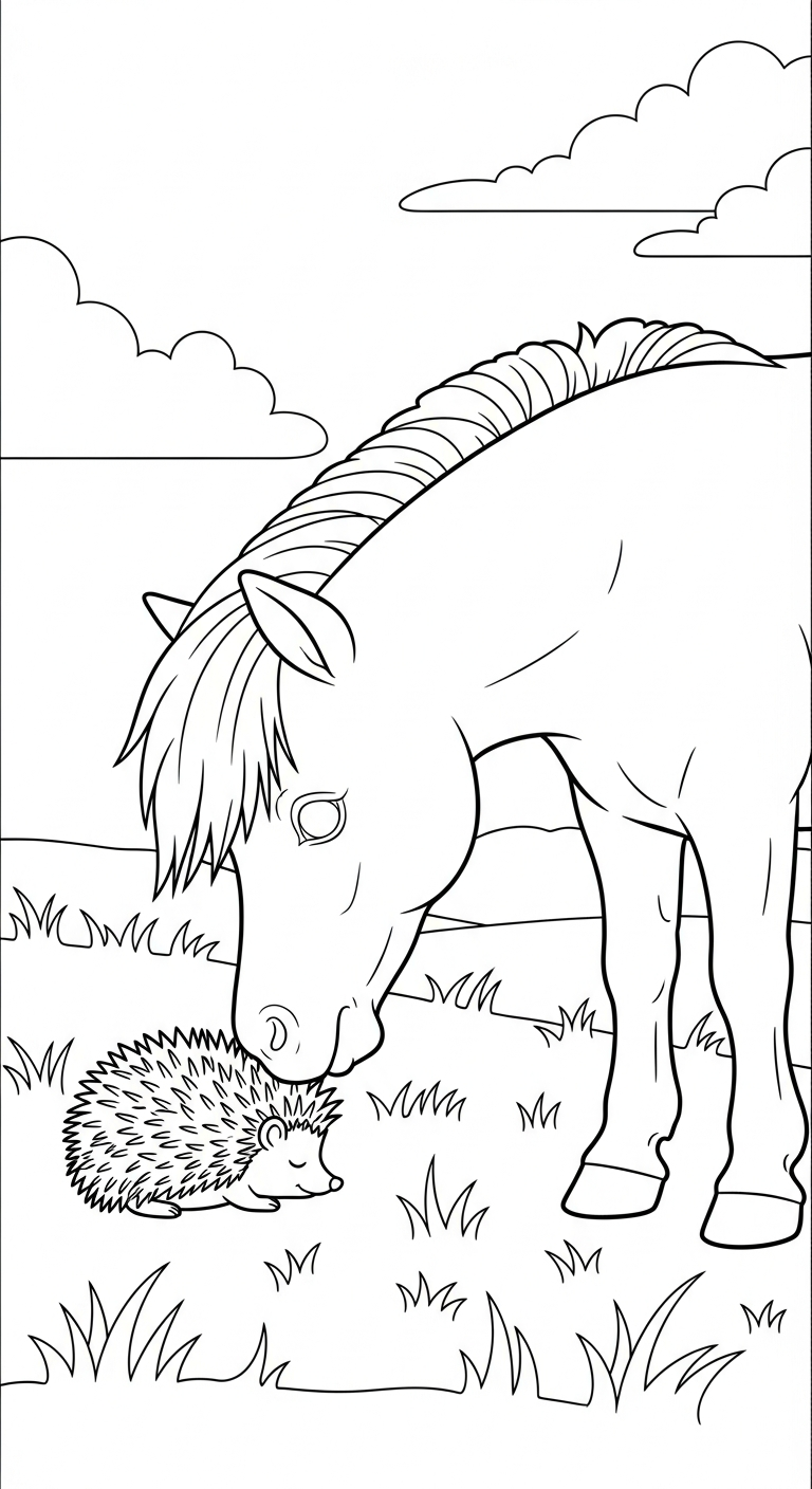imprimer coloriage Poney updated pour enfant