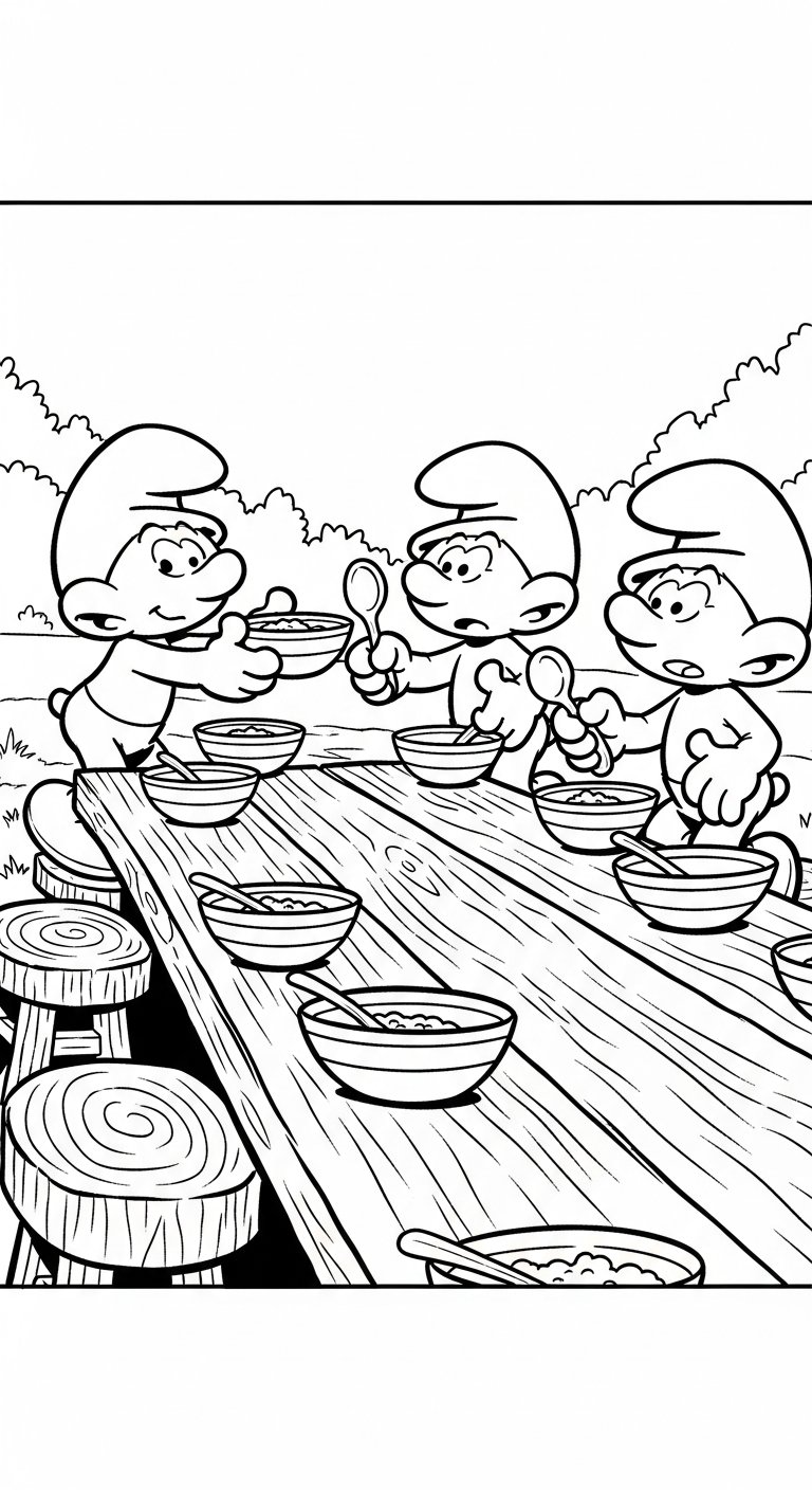 coloriage Schtroumpf updated gratuit