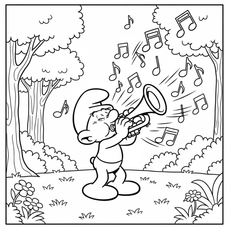 Coloriage Schtroumpf