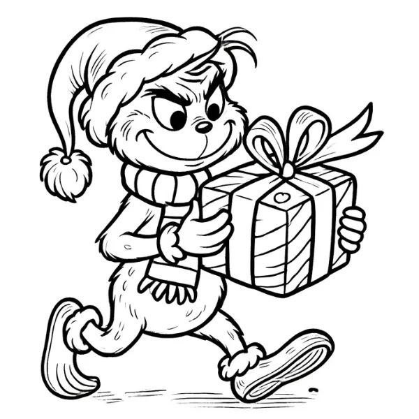 25+Grinch para colorear PDF: ¿Quién se robará la Navidad este año?