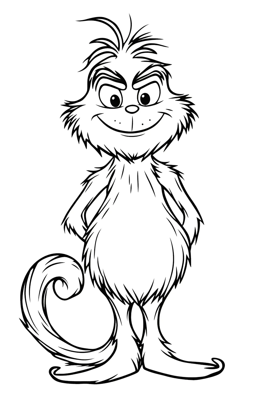 imprimer coloriage grinch 1