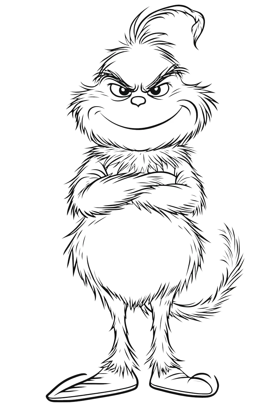 imprimer coloriage grinch 2