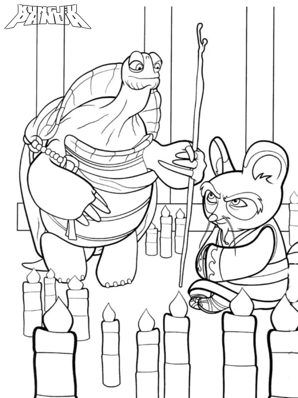 télécharger coloriage kung fu panda gratuit