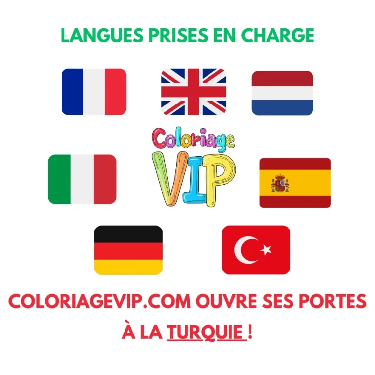 Coloriage Coloriagevip.com ouvre ses portes à la Turquie !
