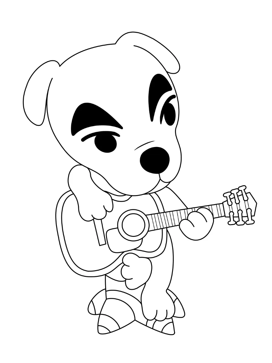 coloriage Animal Crossing et dessin a imprimer